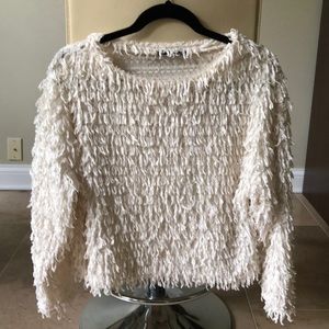 Zara fringe sweater